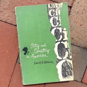 1962 City and Country in America Ruskin Jefferson Emerson Essays Art Urban US